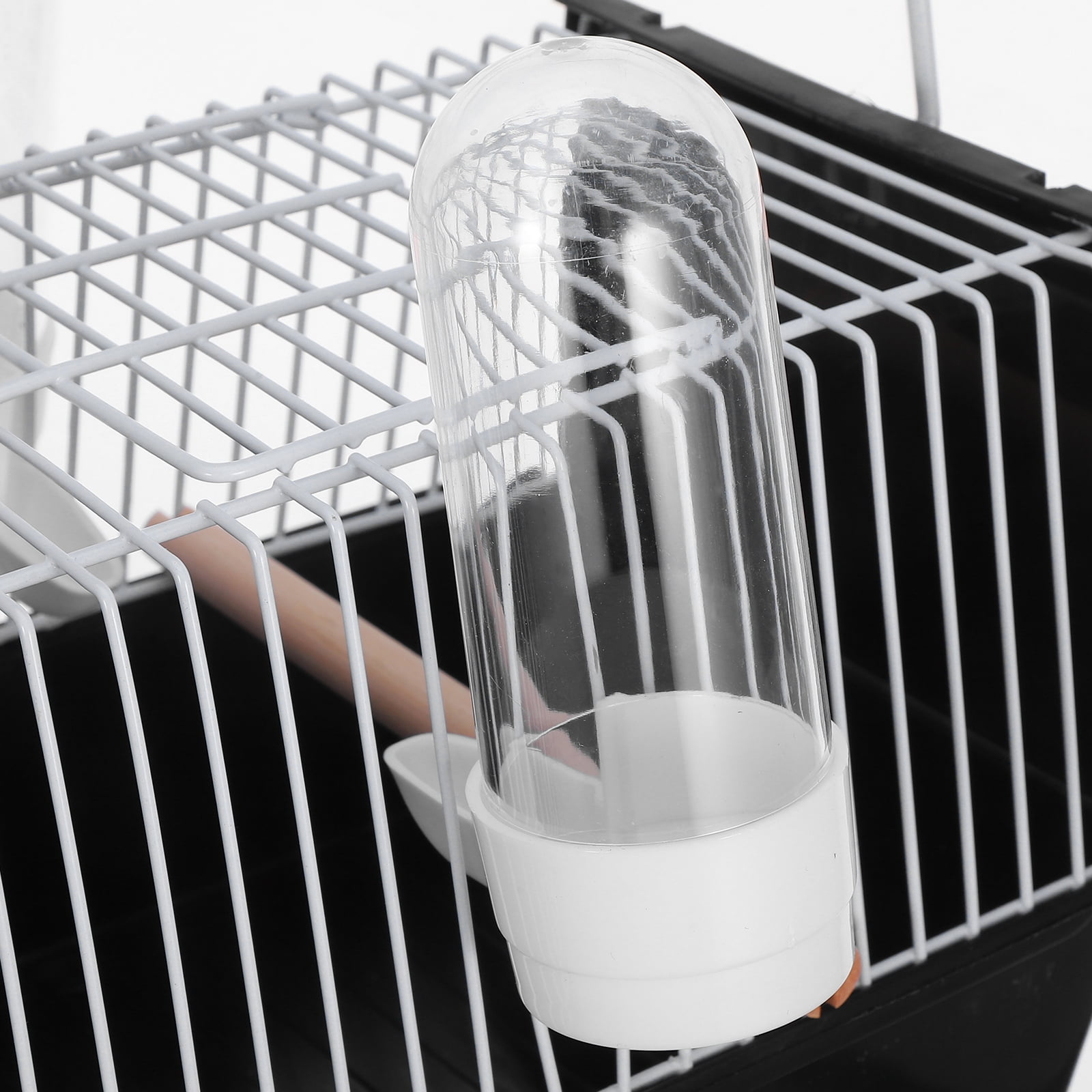 Toyandona 1Pc Handheld Plastic Bird Cage Black for Outdoor Pet Bird Transportation and Activities