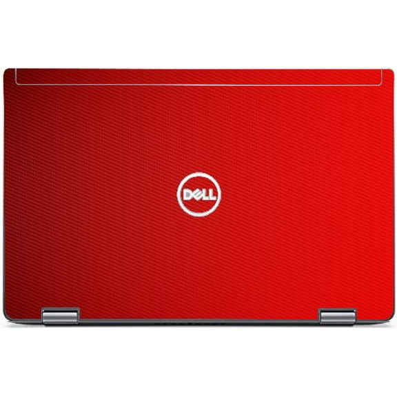 Dell Latitude Silver 7420 2 in 1 RED CARBON FIBER Laptop Skin
