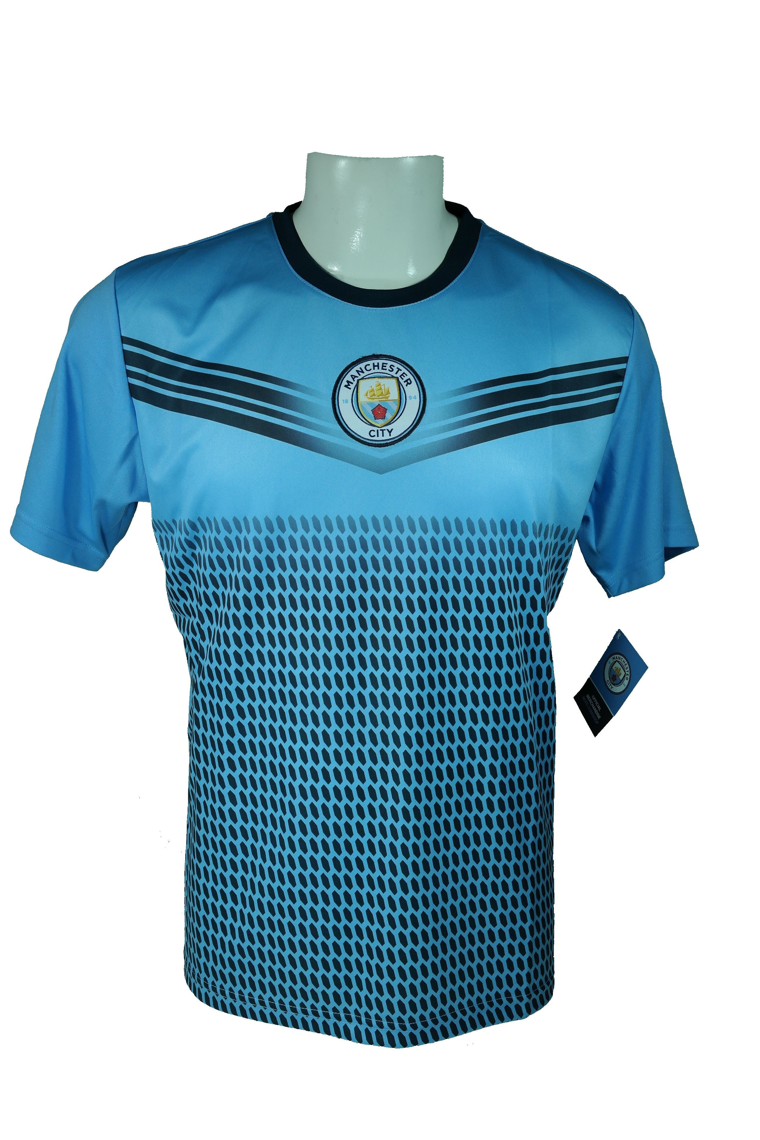 Soccer Official Adult  Poly Jersey J019 M Manchester City F.C 