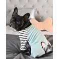 thumbnail image 6 of French Bulldog Pajamas | Frenchie Clothing | Black Frenchie dog, 6 of 11