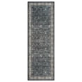 thumbnail image 2 of Washable Runner Rugs, Black 2'X6' Antique Distressed Long Rug, Modern Non Slip Stain Resistant Vintage Print Accent Carpet Floor Mat for Living Room Bedroom Dining Office Farmhouse Hallway Entryway, 2 of 6