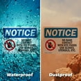 thumbnail image 6 of (2 Pack) No Bare Contact With Rte Foods OSHA Notice Sign 24 Inch X 18 Inch Indoor / Outdoor Rust-Free Aluminum Metal Signs for Workplace, Workshop, and Construction Site, Made in the, 6 of 8