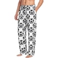 thumbnail image 3 of Kdxio Happy Soccer Print Men's Sleep Pajama Pant Lounge Pants with Pockets, 3 of 8