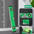 thumbnail image 7 of BIBABLYKE Bubble Level Magnetic Horizontal Spirits Level Precision Leveling Tool Portable Shockproof Level Ruler 300mm/400mm/500mm, 7 of 7