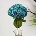 thumbnail image 7 of Fake Flowers Promotion Sale! Nomeni 1Pc Dark Blue Hydrangeas Artificial Flowers Bouquet Decoration Bridal Wedding Flower Real Latex Home, Home Decor Clearance Sale Dark Blue, 7 of 7
