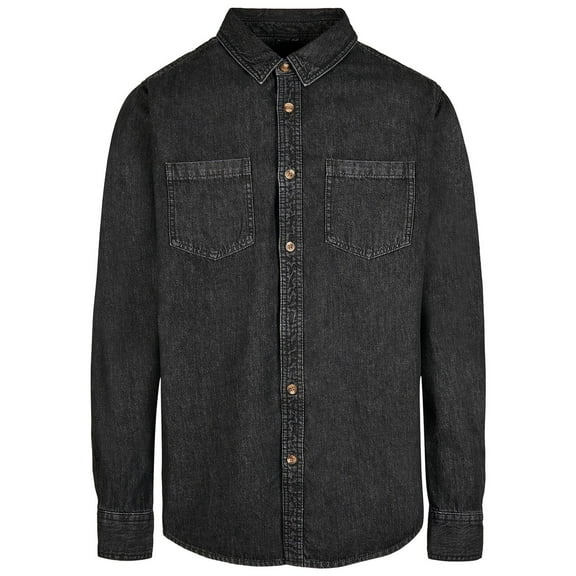 Build Your Brand Mens Denim Shirt
