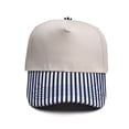 thumbnail image 2 of Hkoxplj Visor Hat for Women and Men Striped Brim Baseball Cap Lightweight Soft Cotton Trucker Hat Adjustable Curved Bill Dad Hat Casual Outdoor Sun Hat, 2 of 4