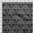 thumbnail image 3 of oneOone Viscose Chiffon Fabric Leaves & Floral Block Printed Craft Fabric BTY 42 Inch Wide, 3 of 4