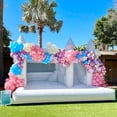 thumbnail image 6 of 15' x 13' Commercial-Grade PVC White Bounce House with Slide, Ball Pit & 1100W Blower, 6 of 7
