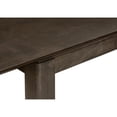 thumbnail image 5 of Dining Table, 72" Rectangular, 18" Extension Panel, Dining Room, Kitchen, Veneer Top, Solid Wood Legs, Grey Veneer, Wood Legs, Transitional, 5 of 10