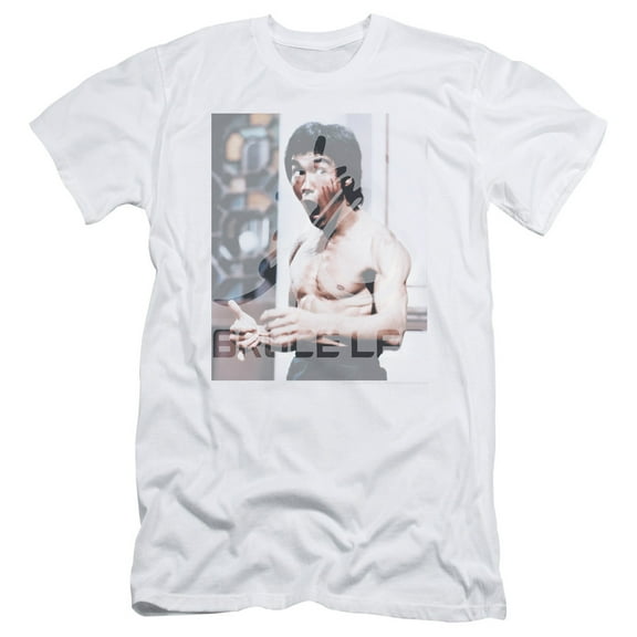 Bruce Lee Revving Up S/S Adult 30/1 T-Shirt White