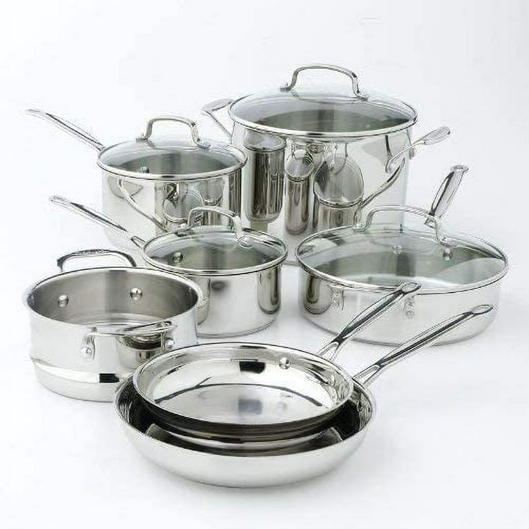 Cuisinart Chef's Classic 7-Piece Cookware Set, Silver