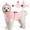Pink, variant on Anxiety Vest for Small Dogs | Dog Calming Vest for Separation,Soft Dog Anxiety Shirt,Anxiety Jacket for Dogs with Ear Wrap to Reduce Noise Stress,Fireworks,Thunderstorm