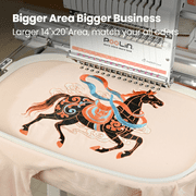 Poolin EOX 15 Needle Commercial embroidery machine with kit