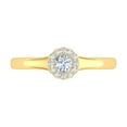 thumbnail image 3 of 1/4 Carat Diamond Engagement Ring Band in 10K Yellow Gold (Ring Size 10), 3 of 4
