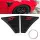 thumbnail image 3 of Par de embellecedores de cubierta de ventilación lateral de guardabarros para accesorio de modificación estilo ST RS para Ford Focus MK 2Red, 3 of 12