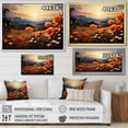 thumbnail image 4 of Designart "Fiery Serenade In Crimson Blooms" Flower Floater Framed Canvas Prints, 4 of 5