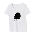thumbnail image 4 of Camiseta para mujer Verano Tops Camisa de cuello redondo para uso diario Senderismo Viaje Caminar S, 4 of 7
