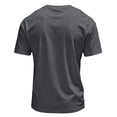 thumbnail image 6 of Mens Henley Shirt Short Sleeve Casual Button Basic Tees Slim Fit Stretch Summer T Shirts Dark Gray S, 6 of 6