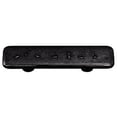 thumbnail image 1 of Hot Knobs HK4006-PB Métallisé Argent Irid Rectangle Verre Cabinet Pull - Noir Poste, 1 of 1