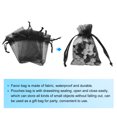 thumbnail image 3 of Uxcell 100pcs Organza Bags 2x3 Inch Drawstring Favor Pouches Sheer Mesh Bag for Gift Jewelry Wedding Party White Black 2 inch x 3 inch, 3 of 7