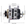 thumbnail image 2 of 2000 W Permanent Magnet Synchronous Generator DC Low Rpm Alternator Charging for Tricycles, Tractors, 2 of 20
