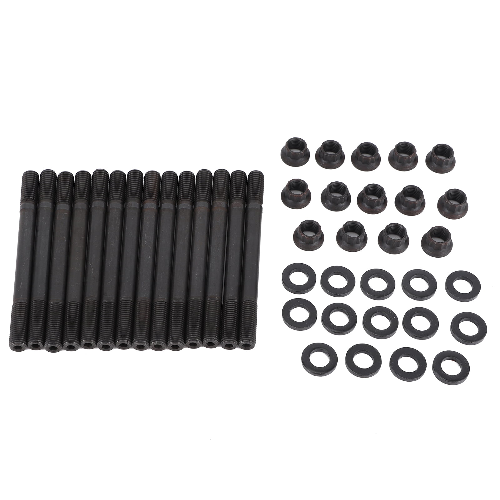 FLAMEEN Cylinder Nuts,Head Stud For E36 325i 2.5L 6 Cyl M50 S50US,Cylinder Head Stud Kit Nuts Bolts Arp 201 4302 S50us S52us
