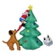 thumbnail image 1 of Decoración De Jardín Explosiva LED escalada decoración de Papá Noel perro gigante persigue regalos de fiesta de Papá Noel (enchufe del Reino Unido), 1 of 6
