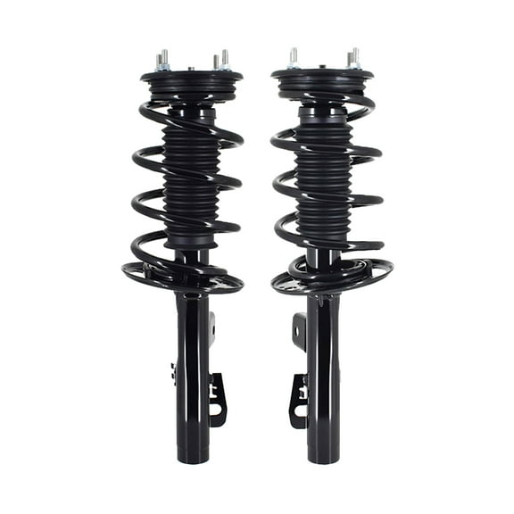 Pair of 2 Front L-R Quick Complete Strut and Coil Spring For 2012 Ford Taurus