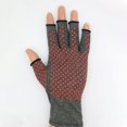 thumbnail image 4 of Guantes de compresión antideslizantes de medio dedo para entrenamiento de articulaciones, rehabilitación, deportes al aire libre, guantes de entrenamiento de fitness, 4 of 6