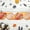 A, variant on Anhility Halloween Ribbon for Wreath Bows Wrapping Gifts, Pumpkin Maple Printed Ribbons for Gift Wrapping Halloween Party Decoration DIY Crafts 196.85x2.56in Wired Edge Ribbon