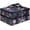 Blue Floral, variant on Double Decker Insulated Casserole Carrier, Expandable Thermal Warmer Bag Fits 9x13 Dish, Leak-Proof Potluck Lasagna Holder with Utensil Pocket for Picnic Party Cookout (Blue)