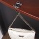 thumbnail image 3 of 1 bolso de escritorio para mujer, bolso, soporte para gancho para billetera, estampado de gato, negro ER, 3 of 4