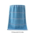 thumbnail image 2 of Djunllk Cotton Hand Towels Textured Stripe Cozy Soft, Premium Microfiber Hair Towel Highly Absorbent, Washcloths Basic Bathroom Towels for Bathroom Hotels Gym, 28.7" x 13.4", 2 of 7