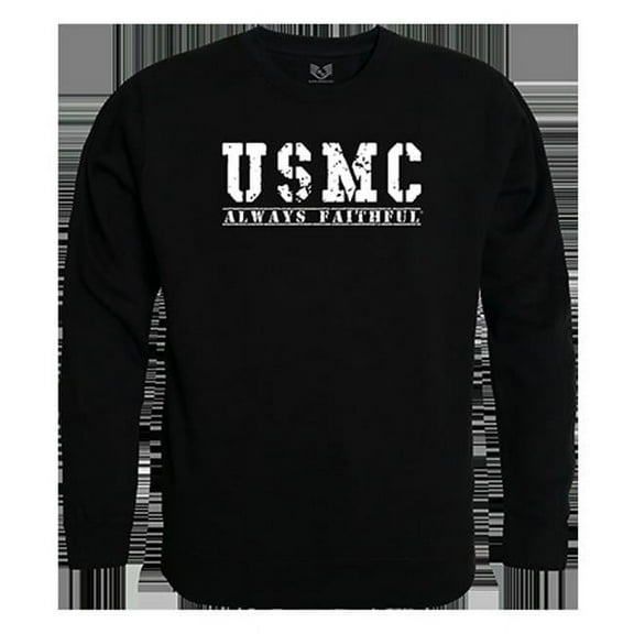 Faithful 3 Graphic Crewneck Sweatshirt, Black - Large