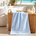 thumbnail image 6 of Solid Color Cotton Towels Soft and Absorbent Skin Friendly and Quick Drying for Bathroom Dormitory Gym yoga Room Daily Use, 6 of 7