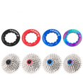 thumbnail image 4 of Flywheel, Ultra-light Ring Cover, Cassette Lock Cover Bicycle Chain Cover Lock Ring for Road Bikes(Blue), 4 of 4
