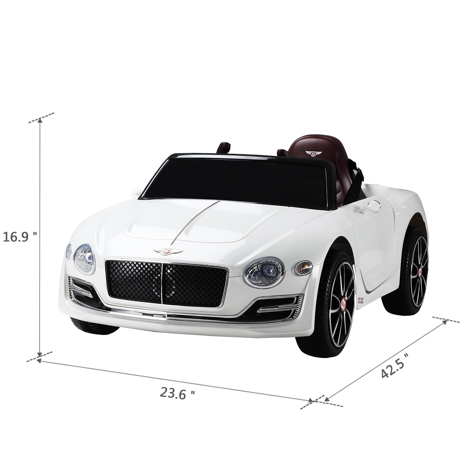 Kepooman Electric Remote Control Truck, Kids Toddler Ride On Cars 6V Battery Motorized Vehicles with 3 Remote Control, Music, seat Belts, LED Lights, White Kepooman Electric Remote Control Truck, Kids Toddler Ride On Cars 6V Battery Motorized Vehicles with 3 Remote Control, Music, seat Belts, LED Lights, White