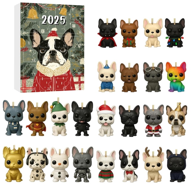 KTTECTOA 2025 Christmas Countdown Calendar Featuring 24 Surprise Gifts Including Adorable 2D Baby Dolls Stunning Christmas Pendant From The Festive Clearance Room Decor Canada Days