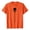 Orange, variant on Womens Spring Short Sleeve Tops Crew Neck Skull Print Y2K T Shirts 2026 Summer Casual Loose Fit Tees