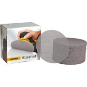 Mirka 9A-241-220 Abranet Sanding Discs, 6 Inch, 220 Grit, Hook & Loop, 50-Pack