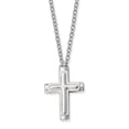 thumbnail image 3 of Sterling Silver Polished Magnetic Cross 22 inch Necklace 22 Inch, 3 of 3