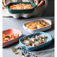 thumbnail image 6 of Homoyoyo High Temperature Ceramic Baking Pan for Pizza Bread Lasagna Non-Stick Oven 1 Pc, 6 of 6