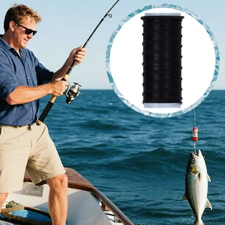 Cold Shrink Rod Grip 12x5 cm 4.72 Inch Black Non Slip Silicone Handle Wrap Anti Vibration Sleeve for Fishing Rods and Hand Tools bldnkj