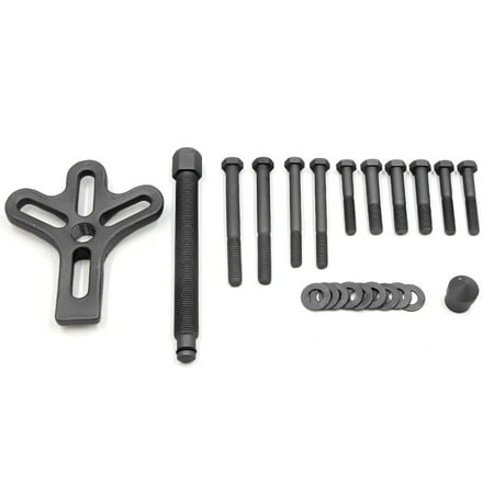 - 13 in 1 Metal Steering Wheel Removal Kit Harmonic Balance Puller Set Black
