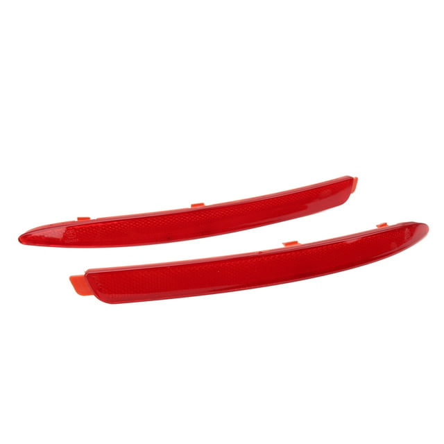 Reflector de parachoques trasero rojo, 2 piezas Reflector de parachoques trasero Juego de reflectores de parachoques Reflector de parachoques trasero de automóvil Rendimiento de primera categoría