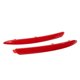 thumbnail image 1 of Reflector de parachoques trasero rojo, 2 piezas Reflector de parachoques trasero Juego de reflectores de parachoques Reflector de parachoques trasero de automóvil Rendimiento de primera categoría, 1 of 9
