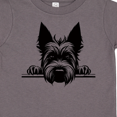 thumbnail image 4 of Inktastic Peeking Scottish Terrier Boys or Girls Toddler T-Shirt, 4 of 5