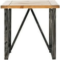thumbnail image 3 of SAFAVIEH Chase Traditional Rustic Wood Top End Table, Natural, 3 of 5