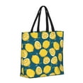 thumbnail image 2 of KLL Lemon Pattern Aesthetic Tote Bag for Women Beach Bag Shopping Bags Shoulder Bag Reusable Grocery Bags, 2 of 7